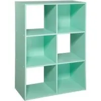 11" 6 Cube Organizer Shelf Mint - Room Essentials™