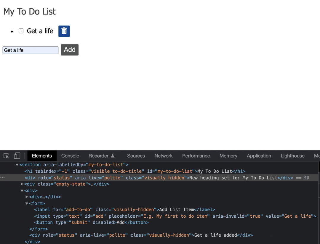 Accessible To Do List with React.js » All Mad Designs Blog