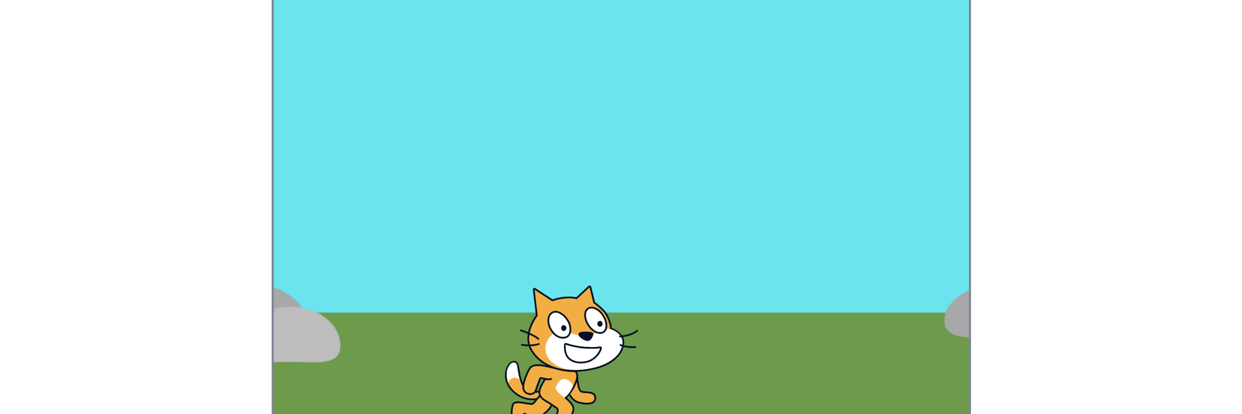 Make a Sprite walk in Scratch